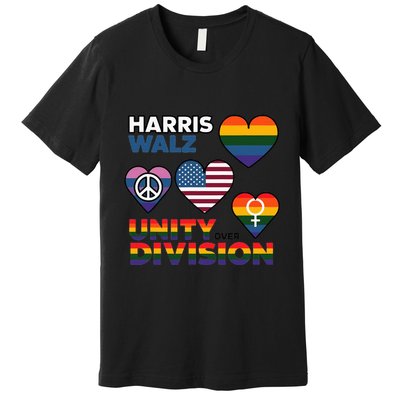 Unity Harris Walz For A United America Premium T-Shirt
