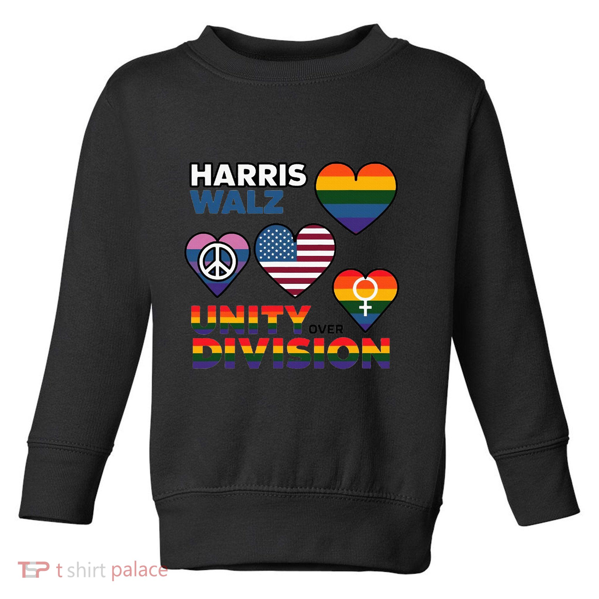 Unity Harris Walz For A United America Toddler Sweatshirt