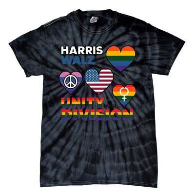 Unity Harris Walz For A United America Tie-Dye T-Shirt