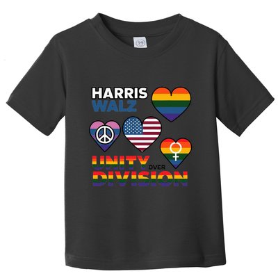 Unity Harris Walz For A United America Toddler T-Shirt