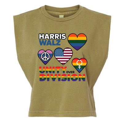 Unity Harris Walz For A United America Garment-Dyed Women's Muscle Tee