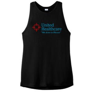 United Healthcare We Aim To Please Ladies PosiCharge Tri-Blend Wicking Tank