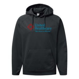 United Healthcare We Aim To Please Performance Fleece Hoodie