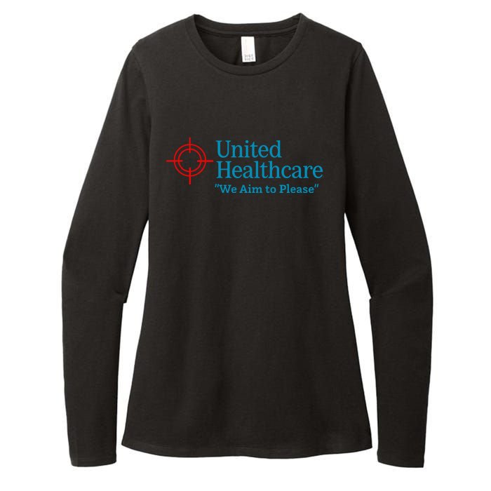 United Healthcare We Aim To Please Womens CVC Long Sleeve Shirt