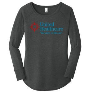 United Healthcare We Aim To Please Women's Perfect Tri Tunic Long Sleeve Shirt