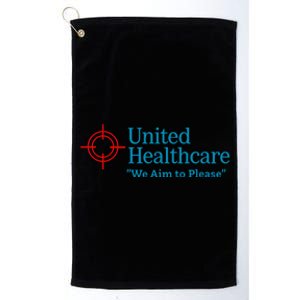 United Healthcare We Aim To Please Platinum Collection Golf Towel