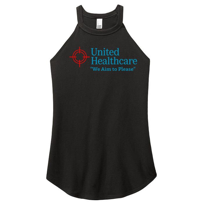 United Healthcare We Aim To Please Women's Perfect Tri Rocker Tank