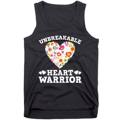 Unbreakable Heart Warrior  Tank Top