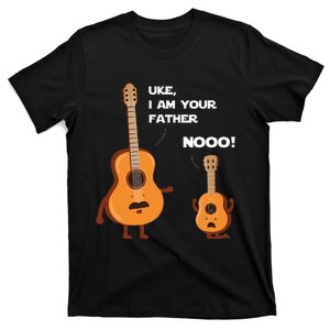 Uke I Am Your Father Funny Ukulele Guitar Music Guitarist T-Shirt