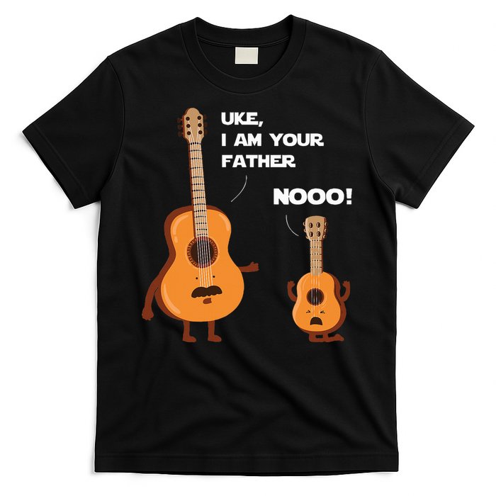 Uke I Am Your Father Funny Ukulele Guitar Music Guitarist T-Shirt