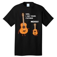 Uke I Am Your Father Funny Ukulele Guitar Music Guitarist Tall T-Shirt