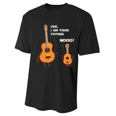 Uke I Am Your Father Funny Ukulele Guitar Music Guitarist Performance Sprint T-Shirt