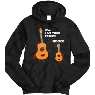 Uke I Am Your Father Funny Ukulele Guitar Music Guitarist Tie Dye Hoodie