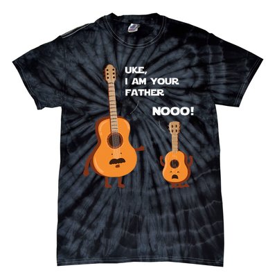 Uke I Am Your Father Funny Ukulele Guitar Music Guitarist Tie-Dye T-Shirt