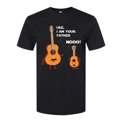 Uke I Am Your Father Funny Ukulele Guitar Music Guitarist Softstyle CVC T-Shirt