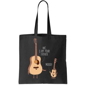 Uke I Am Your Father Ukulele Guitar Music Tote Bag