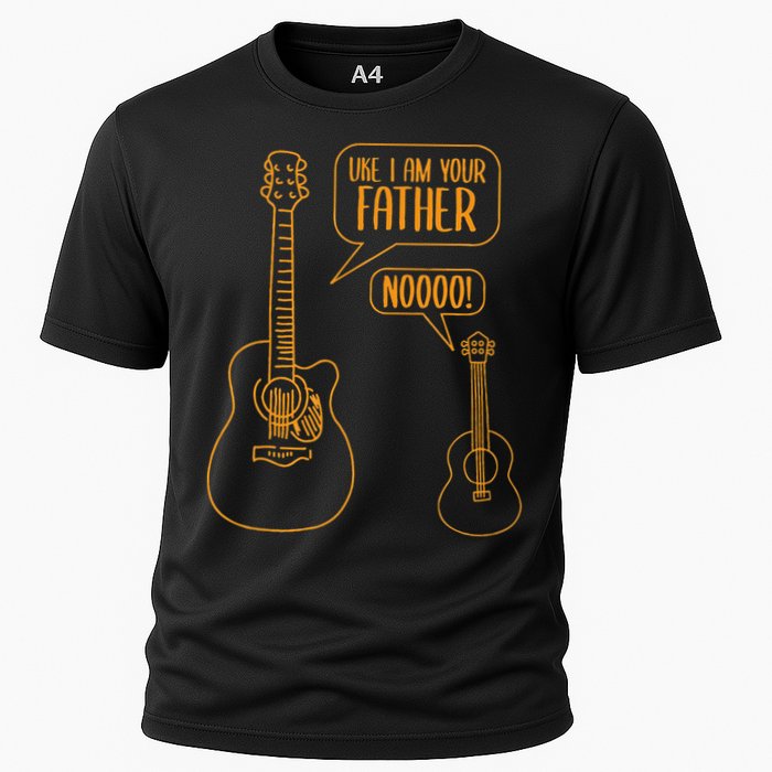 Uke I am Your Father Guitar Ukulele Music Hilarious Cooling Performance Crew T-Shirt