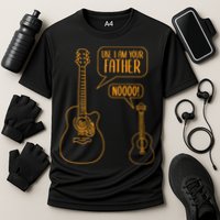 Uke I am Your Father Guitar Ukulele Music Hilarious Cooling Performance Crew T-Shirt