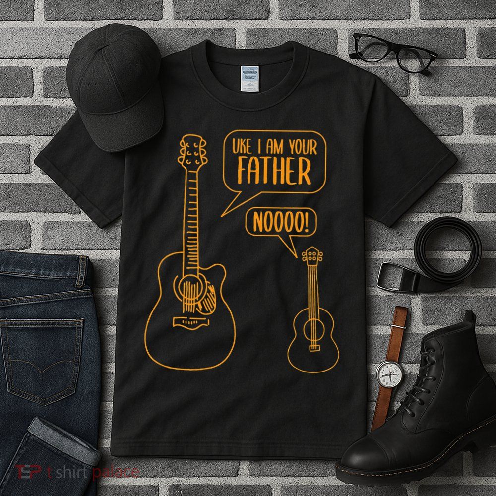 Uke I am Your Father Guitar Ukulele Music Hilarious Tall T-Shirt