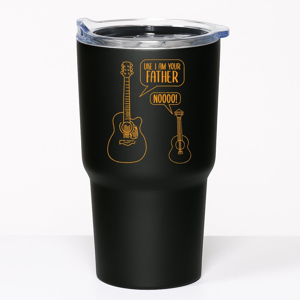 Uke I am Your Father Guitar Ukulele Music Hilarious Tumbler