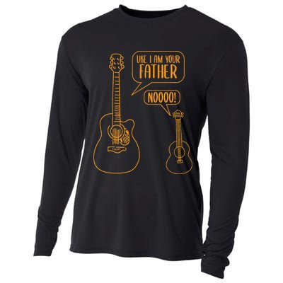Uke I am Your Father Guitar Ukulele Music Hilarious Cooling Performance Long Sleeve Crew