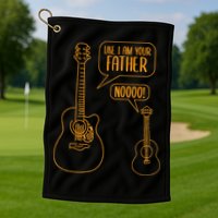 Uke I am Your Father Guitar Ukulele Music Hilarious Golf Towel
