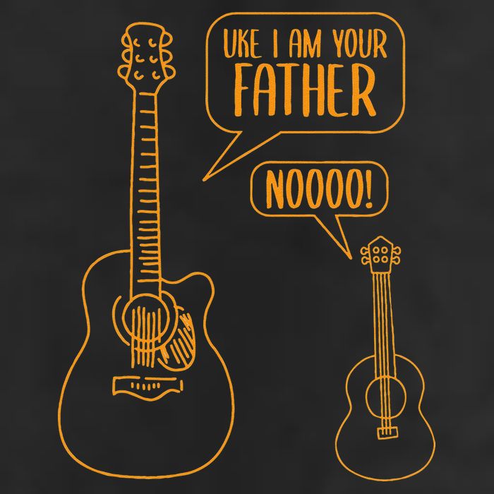 Uke I am Your Father Guitar Ukulele Music Hilarious Golf Towel