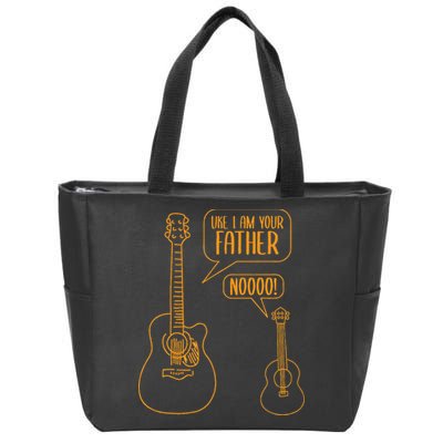Uke I am Your Father Guitar Ukulele Music Hilarious Zip Tote Bag