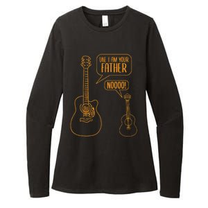 Uke I Am Your Father Ukulele Guitar Music Womens CVC Long Sleeve Shirt