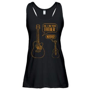 Uke I Am Your Father Ukulele Guitar Music Ladies Essential Flowy Tank