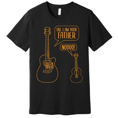 Uke I Am Your Father Ukulele Guitar Music Premium T-Shirt