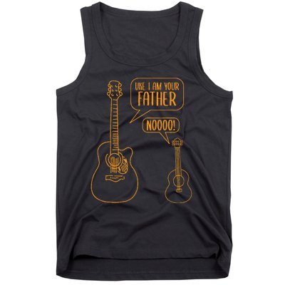 Uke I Am Your Father Ukulele Guitar Music Tank Top