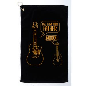 Uke I Am Your Father Ukulele Guitar Music Platinum Collection Golf Towel