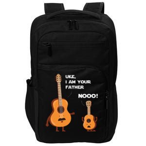 Uke I Am Your Father Funny Ukulele Guitar Music Guitarist Impact Tech Backpack