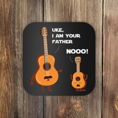 Uke I Am Your Father Funny Ukulele Guitar Music Guitarist Coaster