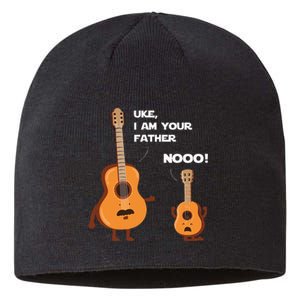 Uke I Am Your Father Funny Ukulele Guitar Music Guitarist Sustainable Beanie