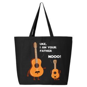 Uke I Am Your Father Funny Ukulele Guitar Music Guitarist 25L Jumbo Tote