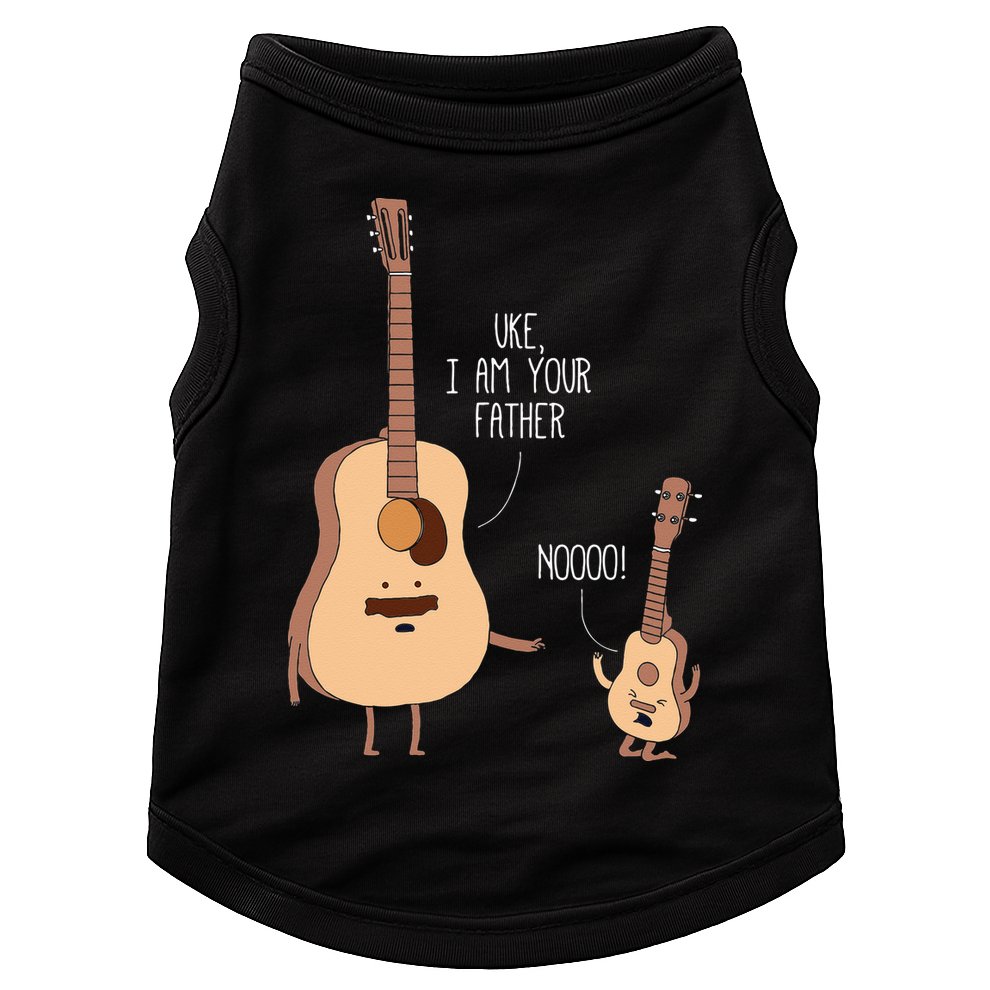 Uke I Am Your Father Ukulele Guitar Music Doggie Tank