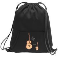 Uke I Am Your Father Ukulele Guitar Music Sweatshirt Cinch Pack Bag