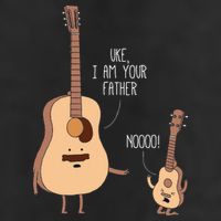 Uke I Am Your Father Ukulele Guitar Music 11oz C Handle Ceramic Mug