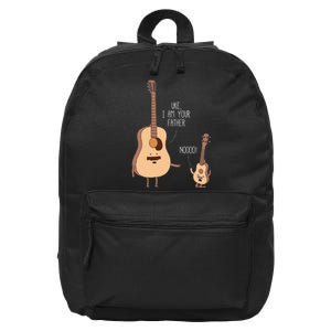 Uke I Am Your Father Ukulele Guitar Music 16 in Basic Backpack