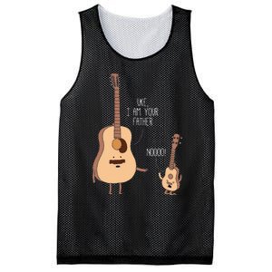 Uke I Am Your Father Ukulele Guitar Music Mesh Reversible Basketball Jersey Tank