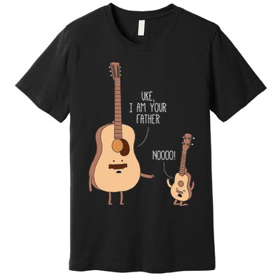 Uke I Am Your Father Ukulele Guitar Music Premium T-Shirt