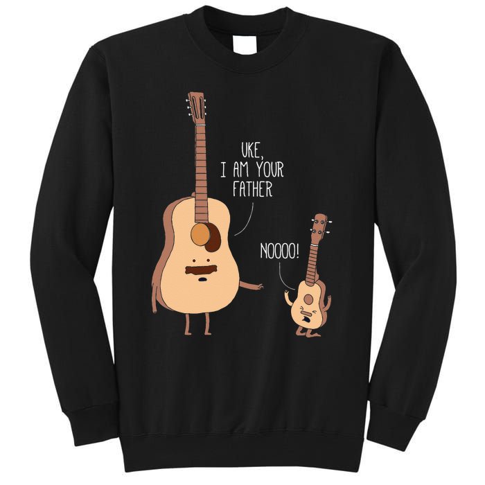 Uke I Am Your Father Ukulele Guitar Music Tall Sweatshirt