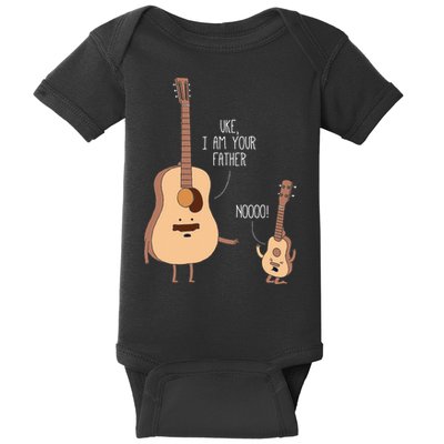 Uke I Am Your Father Ukulele Guitar Music Baby Bodysuit