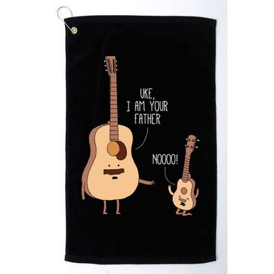 Uke I Am Your Father Ukulele Guitar Music Golf Towel
