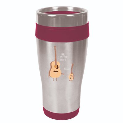 Uke I Am Your Father Ukulele Guitar Music 16oz Travel Tumbler