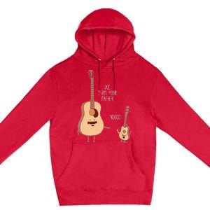 Uke I Am Your Father Ukulele Guitar Music Premium Pullover Hoodie