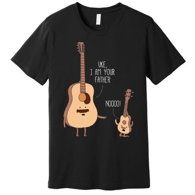 Uke I Am Your Father Ukulele Guitar Music Premium T-Shirt