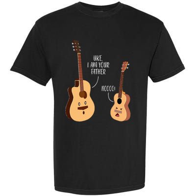 Uke I Am Your Father Ukulele Guitar Music Garment-Dyed Heavyweight T-Shirt